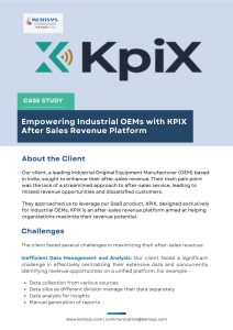 Kpix After Sales Revenue Platform Case Study Kpix After Sales Revenue Platform Case Study